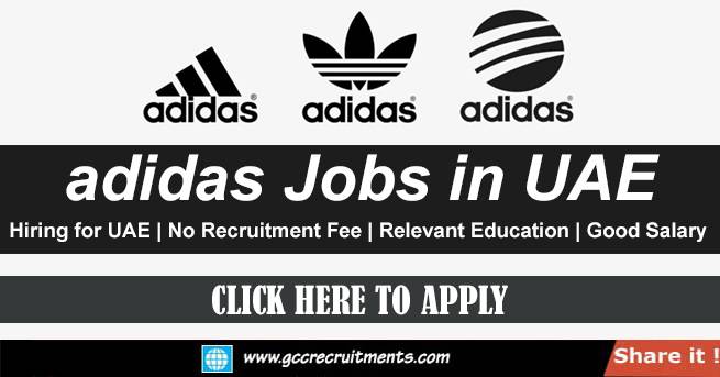 Adidas Careers New Openings - GCCRecruitments
