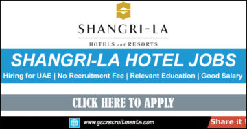 Shangri La Careers in Dubai & Abu Dhabi Vacancies 2024 - GCCRecruitments