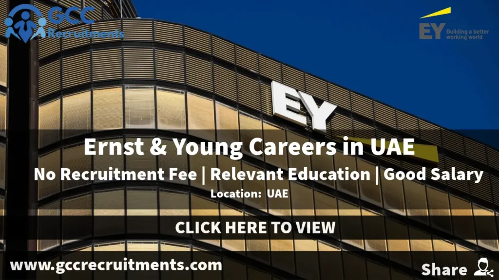 Ernst & Young Careers 2024: EY Job Opportunities in UAE