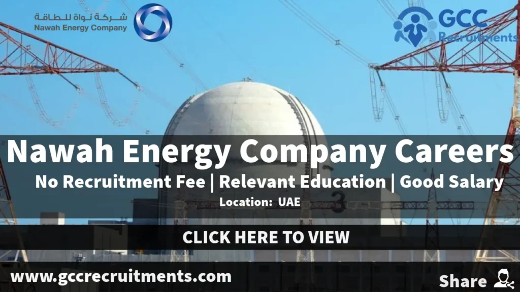 Nawah Energy Company Careers 2024: Multiple Job Openings UAE