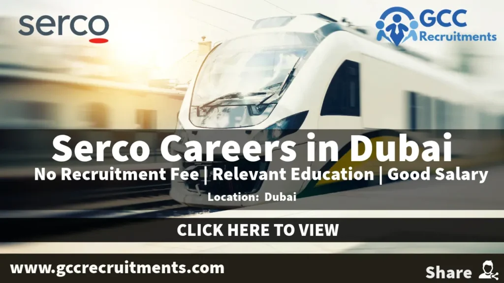 Serco Careers in Dubai 2024: Multiple Job Openings UAE