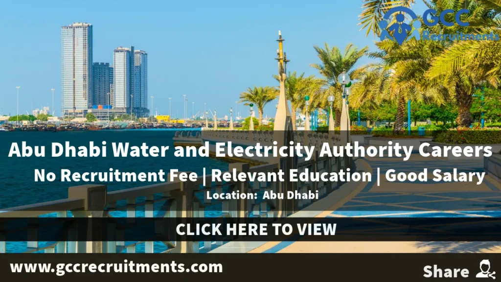 Abu Dhabi Water and Electricity Authority Careers 2024