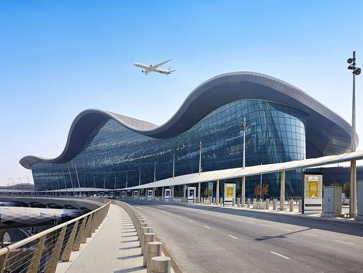 Abu Dhabi International airport jobs: Airport front View