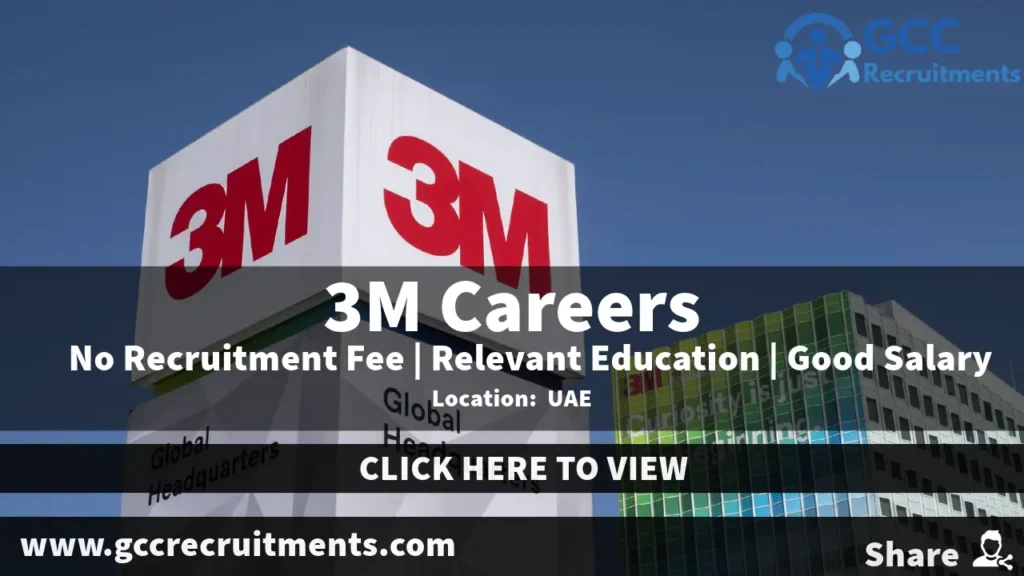 3M Careers 2024 in Dubai: Latest Job Openings