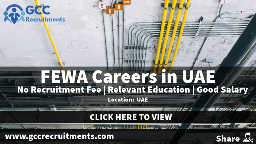 FEWA Careers in UAE 2024: Latest Job Openings