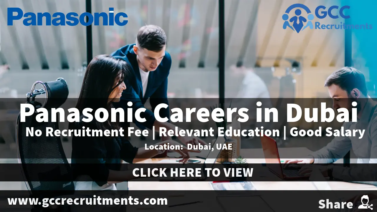 Panasonic Careers in Dubai: Latest Jobs Vacancies 