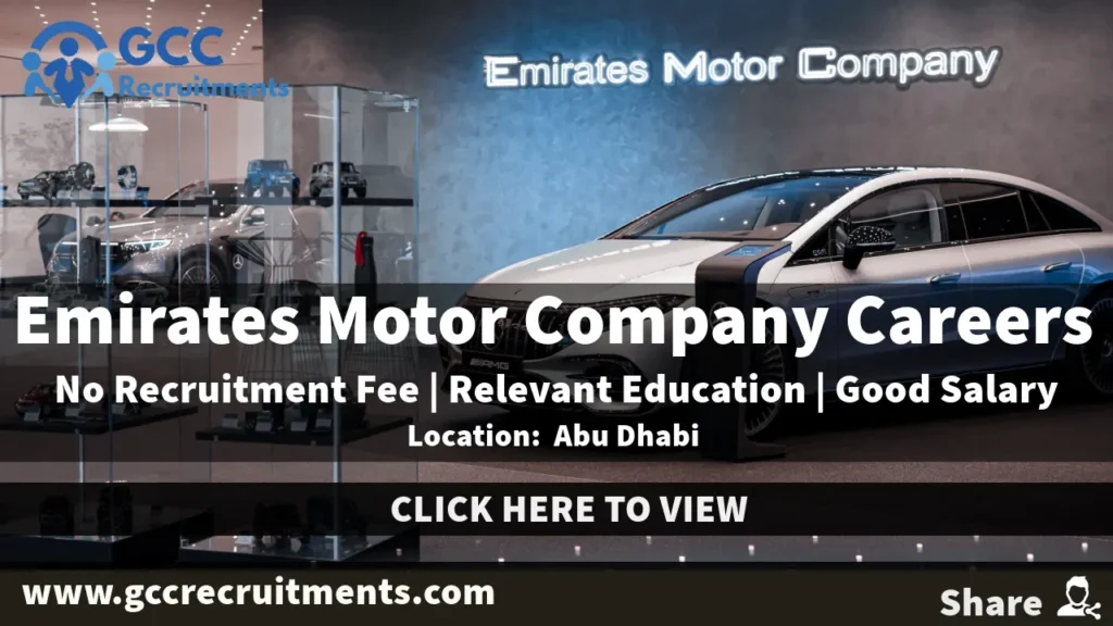 Emirates Motor Company Careers: Latest Openings in UAE