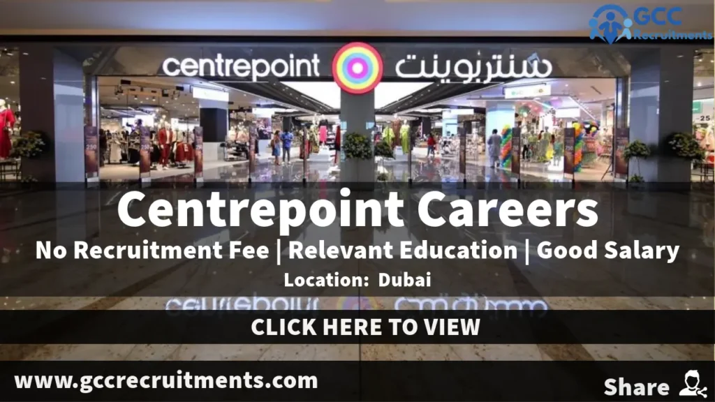 Centrepoint Careers in Dubai: New Jobs Opportunities