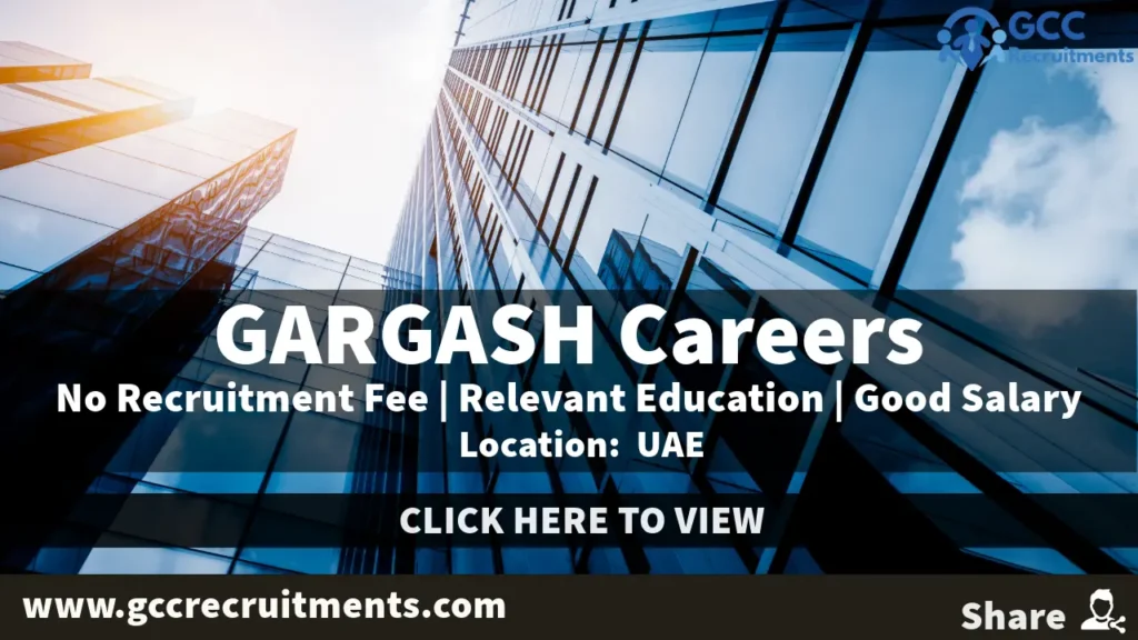 GARGASH Careers in UAE