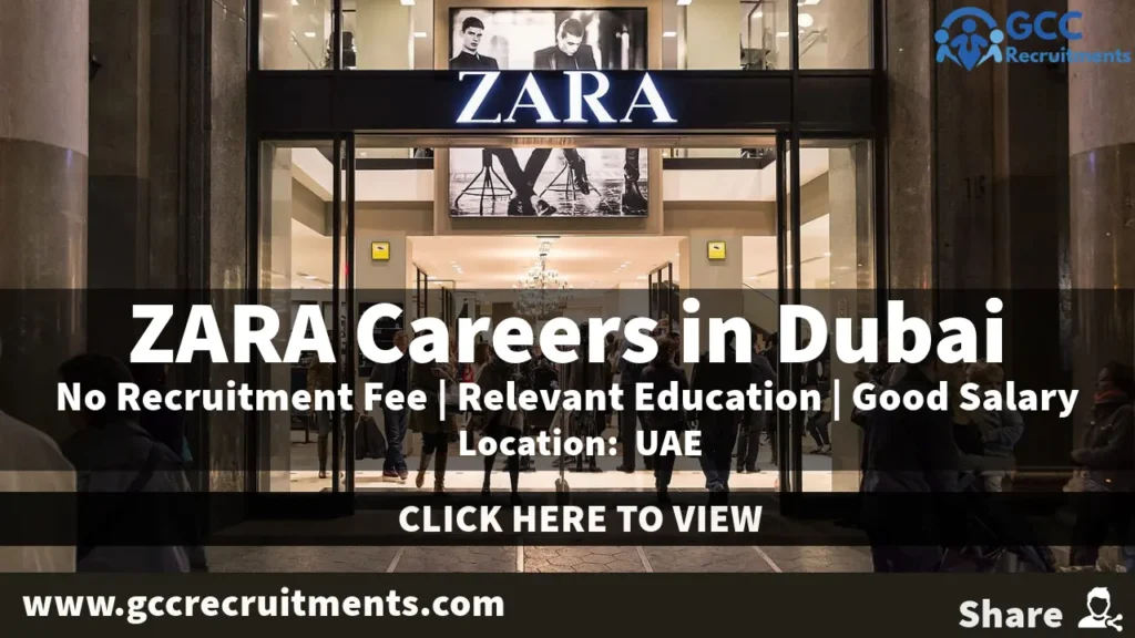 Zara Careers in UAE